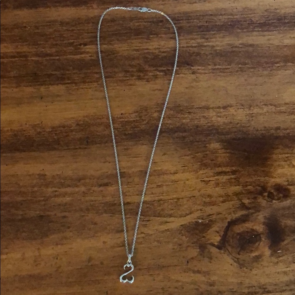 Kay jewelers open heart necklace sterling silver